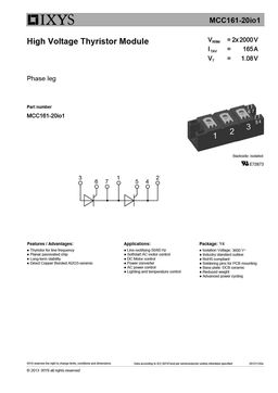 MCC161-20IO1
 datasheet