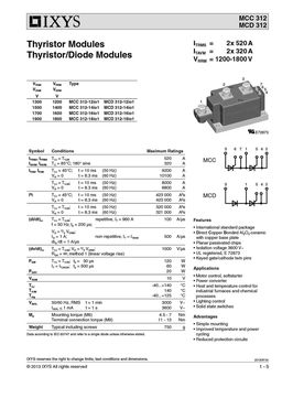 MCC312-12IO1
 datasheet