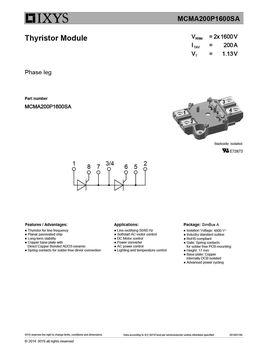 MCMA200P1600SA
 datasheet