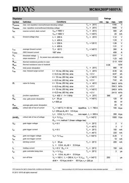 MCMA260P1600YA
 datasheet #2