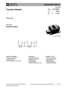 MCMA700P1600CA
 datasheet