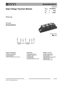 MCNA40P2200TA
 datasheet