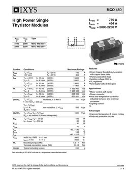 MCO450-20IO1
 datasheet