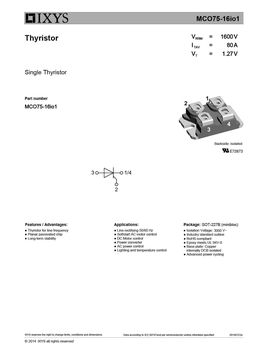 MCO75-16IO1
 datasheet