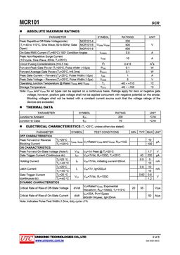 MCR101-4
 datasheet #2