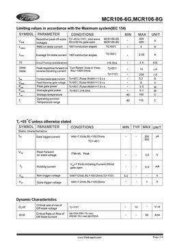 MCR106-6G
 datasheet #2