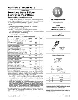 MCR106
 datasheet