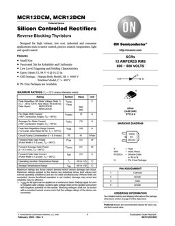 MCR12DCX
 datasheet