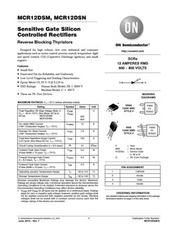 MCR12DSM
 datasheet