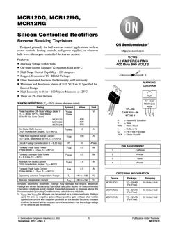 MCR12X
 datasheet