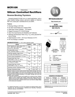 MCR16N
 datasheet