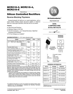 MCR218-2
 datasheet