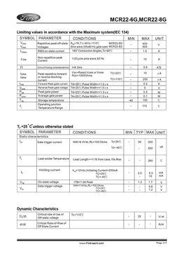 MCR22-8G
 datasheet #2