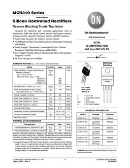 MCR310-010
 datasheet