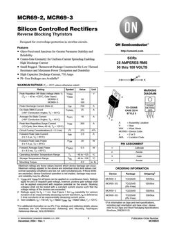 MCR69-2
 datasheet