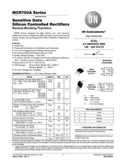 MCR703A
 datasheet