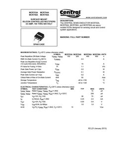 MCR704A
 datasheet