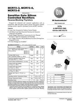 MCR72-6
 datasheet