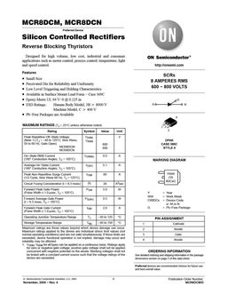 MCR8DCM
 datasheet