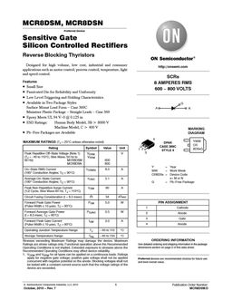 MCR8DSM
 datasheet