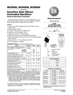 MCR8SD
 datasheet