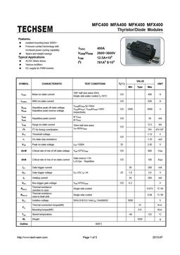 MFA400
 datasheet