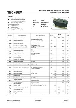 MFC300
 datasheet