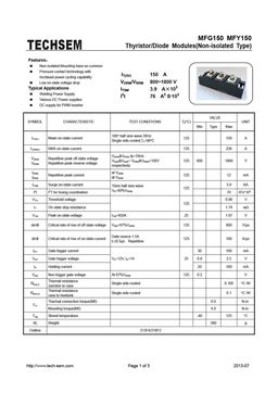 MFY150
 datasheet