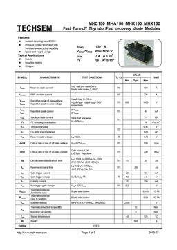 MHC150
 datasheet