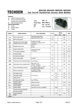 MHC200
 datasheet