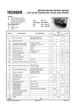 MHC400
 datasheet