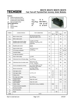 MHC75
 datasheet