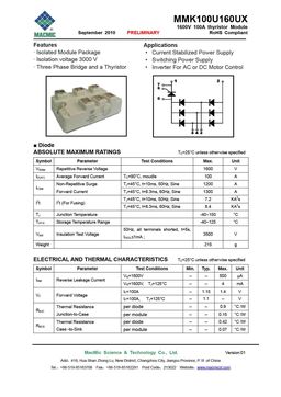 MMK100U160UX
 datasheet