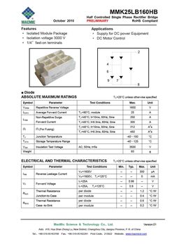 MMK25LB160HB
 datasheet