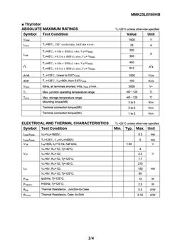 MMK25LB160HB
 datasheet #2