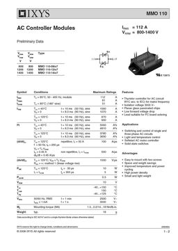 MMO110-08IO7
 datasheet