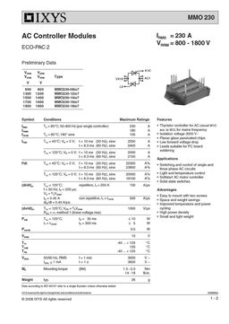 MMO230-08IO7
 datasheet