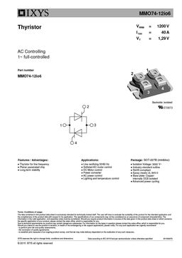 MMO74-12IO6
 datasheet