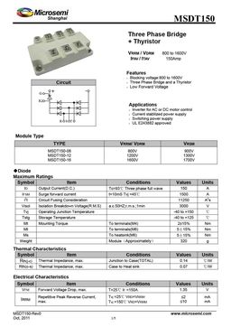 MSDT150-16
 datasheet