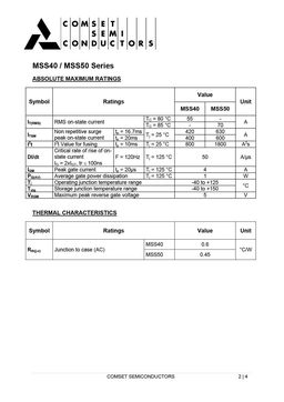 MSS40-1200
 datasheet #2