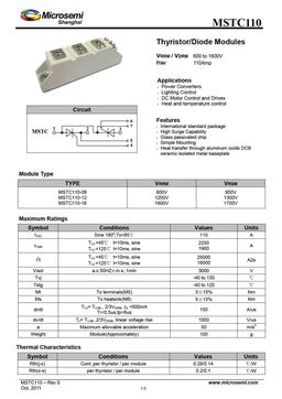 MSTC110-08
 datasheet