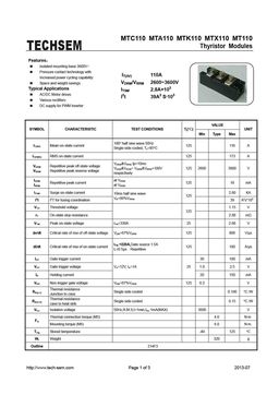 MT110
 datasheet