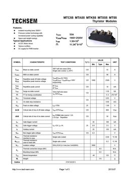 MTC55
 datasheet