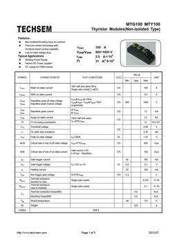 MTG100
 datasheet