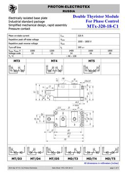 MTX-320-18-C1
 datasheet