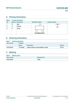 NCR100-8M
 datasheet #2