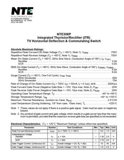 NTE308P
 datasheet