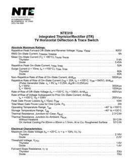 NTE310
 datasheet