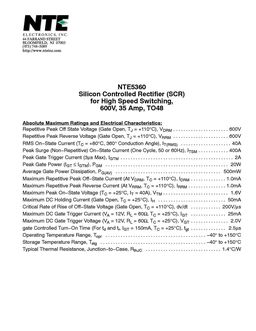 NTE5360
 datasheet