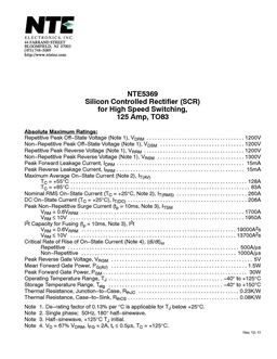 NTE5369
 datasheet